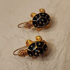 KJL Turtle earrings